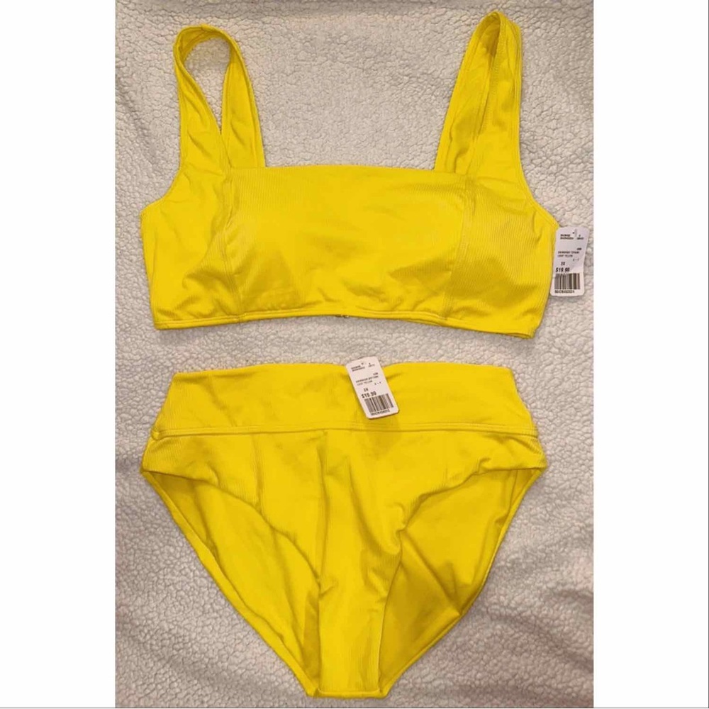 Forever 21 Yellow Plus Size Bikini